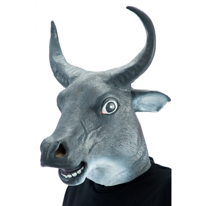 Latexová maska býka